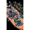 AK GEMS AND JEWELLERY Black Opal Pietra Grezza Naturale Ethiopian Mix Lot 30-17 MM