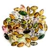 Gemsporium Taglio Marchesa Naturale Non Scaldato Multicolore Tormalina 50pcs 4.30ct 4x2mm