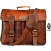 Fatto a mano Uomo Vintage IN Vera Pelle Tracolla Laptop Bag (Ultimo Borsa Moda )