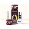 Le Mini Macaron Kit manicure semipermanente senza cavi, formula 3 in 1, con lampada LED e accessori, rosso borgogna, finitura lucida