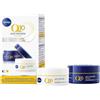 NIVEA Q10 Power Day & Night - Set per la cura del viso 2 x 50 ml, 100 ml totali, crema viso Duo con coenzima Q10 e creatina, cura del viso quotidiana e notturna per tutti i tipi di pelle
