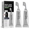 ZRREMRE Fruit Essence - Pettine per tintura per capelli, 2 pezzi, crema per tintura per capelli alla frutta, pettine colorante per essenze di frutta, crema naturale per tintura per capelli, per estrazione e