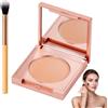 Comioke CC Undereye Corrector, Correttore CC per il Contorno, C C Cream Occhiai | Full Coverage Concealer con Pennello,Impermeabile a Lunga durata,lluminante Sotto Gli Occhi,Riduce l'Aspetto delle Occhiaie