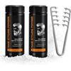 FOCJUK 2 Pezzi Polvere di Texture per Capelli Maschili + Pettine per Texture,Hair Styling Powder,Effetto Opaco,Look Naturale,Adatto Allo Stile Quotidiano Maschile
