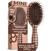 FRAMAR Mini Spazzola Capelli - Spazzola Setole Cinghiale - a Quadretti | Spazzola da Viaggio, Spazzola Capelli Setole Cinghiale, Spazzola Piccola Per Capelli, Aggiunge Volume e Lucentezza