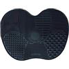 Bongles Makeup Brush Mat Mat Silicone Tappeti Pulizia Estetica Per Il Risciacquo Il Lavaggio E Lo Stoccaggio Professionale Pennelli Cosmetici Nero