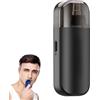 Qklovni Pikapipy, trimmer per peli del naso, 2024 Best Nose Trimmer, 2 in 1, tagliacapelli nasale, IPX7, impermeabile, elettrico, portatile, ricaricabile, con tappo di protezione antipolvere (nero)