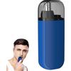 Qklovni Pikapipy, trimmer per peli del naso, 2024, tagliacapelli nasale 2 in 1, rasoio elettrico portatile impermeabile IPX7, ricaricabile con tappo antipolvere (blu)