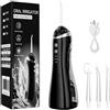 Pruojhw Idropulsore dentale elettrico per adulti Dispositivo Cordless Per La | Idropulsore Dentale Ricaricabile per casa, stanza doccia, piano di lavoro, bagno, appartamento, dormitorio,