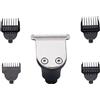 COOLHIYA Testina Rasoio Barba Elettrico, Accessorio per Macchinetta Barba in Metallo Argento con Pettini, Taglio Sicuro, e Casa
