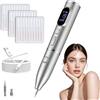 Senprity Sicura e Penna al Plasma,Rimuove Voglie Verruche Skin Tag Remover con 19 Livelli Regolabili Schermo LCD & USB Ricaricabile Penna al Plasma Pen Portatile per Nei Lentiggini Macchie Scure（Argento）
