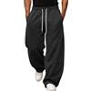 Ocnmig Pantaloni Tuta Uomo Baggy Larghi Casual Sportivi Jogger con Elastico | Pantaloni tuta uomo comodi versatili, vestibilità larga, vita elastica, stile casual sportivo per palestra tempo libero