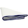 Amagogo Fazzoletto da taschino bianco fazzoletto da uomo in cotone con bordo colorato fazzoletto da taschino fazzoletto da taschino per feste di matrimonio, Blu