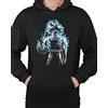 WriteFusion Dragon Ball Z Super - Dinamico Anime Design - Epica Martial Arts Shonen per veri fan Saiyan Style IX Felpa con cappuccio
