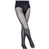 FALKE unisex bambini Romantic Dot 30 DEN collant filo sottile morbido velati transparenti opachi motivo fantasia a pois cintura comfort senza pressione sulla vita cuciture piatte alla punta 1 pezzo
