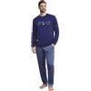 KYROS 3108 Pigiama Uomo Lungo Invernale 100% Cotone Interlock | Morbido e Avvolgente con Polsini ed Elastico in Vita| Taglie M-XXL | Limited Edition