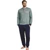 KYROS 3108 Pigiama Uomo Lungo Invernale 100% Cotone Interlock | Morbido e Avvolgente con Polsini ed Elastico in Vita| Taglie M-XXL | Limited Edition