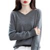 Haitpant Autunno Inverno 100% Lana Merino Maglione Donna Maglia Cashmere Pullover di Base Scollo a V Chic Top Caldi