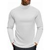 Ekouaer Maglia Termica Uomo Manica Lunga Inverno Biancheria Intima Termica Dolcevita Traspirante Maglietta, S-XXL