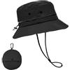 lifwimner Cappello da pescatore da uomo, ripiegabile, ad asciugatura rapida, traspirante, protezione UV, per pesca, escursionismo, spiaggia, safari
