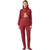 Noidinotte; more than pyjamas Noidinotte - Pigiama Donna Invernale in Micropile Tartan Party | Set 2 pezzi, manica lunga e pantalone lungo: soffice e caldo per le notti d'inverno