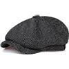 EWUHYFP Coppola Uomo Cappello Classico da Uomo Berretto Vintage retrò in Tweed con Visiera Piatta Cappelli Strada for Donna