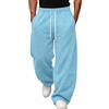 Ocnmig Pantaloni Tuta Uomo Baggy Larghi Casual Sportivi Jogger con Elastico | Pantaloni tuta uomo comodi versatili, vestibilità larga, vita elastica, stile casual sportivo per palestra tempo libero