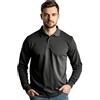Star and Stripes Stars and Stripes Polo classica da uomo in piqué a maniche lunghe con colletto estivo casual atletico golf tennis