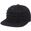 AMOYER Unisex Punk con Borchie di Baseball Cappello di Hip-Hop Snapback Adjustable Ribattino del Punto Stud cap