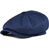 SDIUAKBV Berretto Strillone Grande Berretto da Strillone Uomo in Twill di Cotone a 8 Pannelli, Cappello Casual fornaio, Gatsby, Cappelli retrò, Boina for per la Corrispondenza