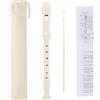 Kimfead Flauto Dolce Soprano per Bambini | Flauto Soprano 8 Buchi, Resina ABS Resistente, Diteggiatura Tedesca, per Adulti, e Principianti