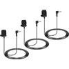 QUARKZMAN Microfono Lavalier Da Lapel 3.5mm Gomito Mono Condensatore Collare Microfono 1.5m Cablato Omnidirezionale Mini Microfono Lavalier Per Insegnanti Presentatori Confezione Da 3
