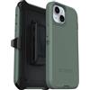 OtterBox Defender Series - Custodia per iPhone 15, iPhone 14 e iPhone 13 (verde), senza schermo, robusta e durevole, con protezione per le porte, clip per fondina inclusa, confezione non al dettaglio