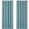 Deconovo Tende Oscuranti per Interni, 2 Pannelli, 168x229 cm, Azzurro | Termiche Isolanti Caldo e Freddo, Attenuano i Rumori, Moderne ed Eleganti con Occhielli, per Camera e Soggiorno