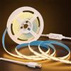 Aogled Striscia LED COB da 3 metro, bianco caldo, 2700 K, 5 VDC, dimmerabile, flessibile, USB, con interruttore, CRI 90+, ritagliabile e facile da installare, per sfondo TV, monitor, scaffale, specchio