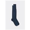 Intimissimi Calze In Caldo Cotone Lunghe Blu