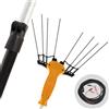 Volpi Olytech Essential 455XL - Abbacchiatore elettrico 240/360 cm a batteria tipo auto con cavo in dotazione - Asta telescopica