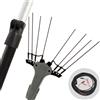 Volpi Olytech Mondial 755XL - Abbacchiatore elettrico 240/360 cm a batteria tipo auto con cavo in dotazione - Asta telescopica
