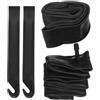 Luxshiny Set di Camere D'aria Valvola A/v 12-20x1.75/2.125 per Bicicletta | Gomma Nera ABS, Cuciture Rinforzate, per Riparazioni Rapide e Manutenzione su Strada o Montagna