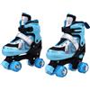 Aumotop Pattini a Rotelle per Bambini con Tripla Protezione e Regolazione | Cuscinetti ABEC per la velocità, ruote lampeggianti, design unico, ottimi per ragazzi e ragazze