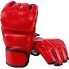 Ycauty Guanti MMA Mezze Dita Unisex | Guanti Boxe a Palmo Aperto per Allenamenti di Combattimento Sparring e Grappling