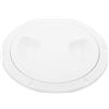 Cabilock Coperchio Boccaporto Rotondo Bianco in PC per Yacht e Kayak | Chiusura Ermetica per Accesso, Montaggio Verticale o Orizzontale, Superficie Antiscivolo, per Tecnici Marini e Camper