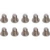 Fydun Vite di Scarico Dell'olio per unità Inferiore da 10 Pezzi 90340-08002 | Kit da 10 Pezzi, Acciaio Inossidabile, Ricambio OEM 90340-08002, Filettatura M8x1,25, per Fuoribordo a 2 Tempi 2-90,