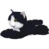Aurora Cuddle Mini Flopsie Maynard gatto bianco e nero 20,5 cm