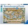 Ravensburger Spielverlag Ravensburger, Puzzle Premium da 2000 pezzi a tema tour mondiale Softclick, colorato