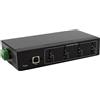 Exsys Ex 11214HMVS - Hub - Protezione ESD da 15 kV, modello in metallo