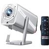 OEM Proiettore, supporto 4K, alta luminosità, compatibile con Netflix (TP1), alimentazione 220V-240V, spina di tipo C (standard europeo)
