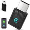 Selius Adattatore 2-in-1 per CarPlay e Android Auto, modello 2026, con connettori USB-A/USB-C, versione Lite