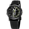 Nautica Men's Quartz Silicone Strap, Black, 20 Casual Watch (Model: NAPEPS106)