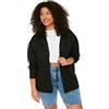 Trendyol Donne Oversize Basic Hood Knit Plus Size Felpa Maglia di Tuta Donna